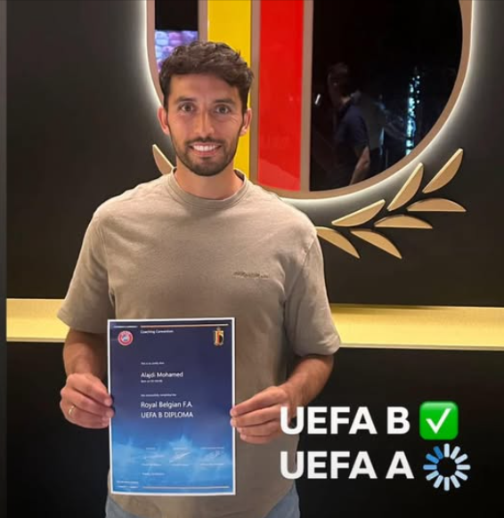Mohamed El Idrissi behaald UEFA B Diploma